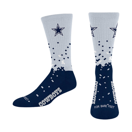 Dallas Cowboys Spray Zone Crew Socks - For Bare Feet - 155801110