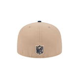 Dallas Cowboys Tan and Navy 59FIFTY Fitted Hat - New Era - 23481011201