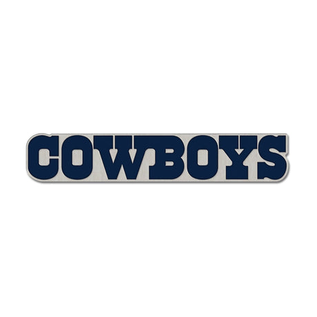 Dallas Cowboys Wordmark Collector Enamel Pin - Wincraft - 3236011122