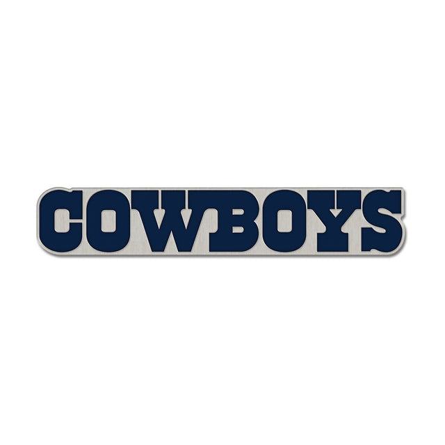 Dallas Cowboys Wordmark Collector Enamel Pin - Wincraft - 3236011122