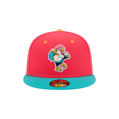 Delmarva Shorebirds Copa de la Diversión Red 59FIFTY Fitted Hat - New Era - 230403418202