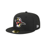 Delmarva Shorebirds Theme Nights Black 59FIFTY Fitted Hat - New Era - 2346418201