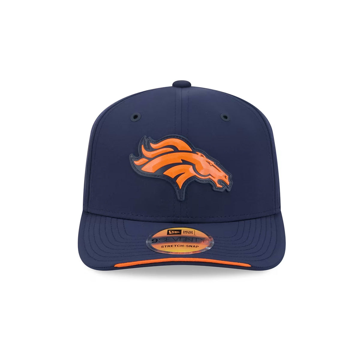 Denver Broncos 2026 NFL Sideline Collection Navy 9SEVENTY Stretch-Snap Hat - New Era - 23850510505