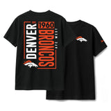 Denver Broncos Black New Era 2 - Hit Boxy T-Shirt - New Era - 