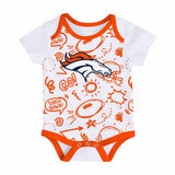 Denver Broncos Infant All Day Play 3 - Piece Bodysuit Set - NFL - 24330110501