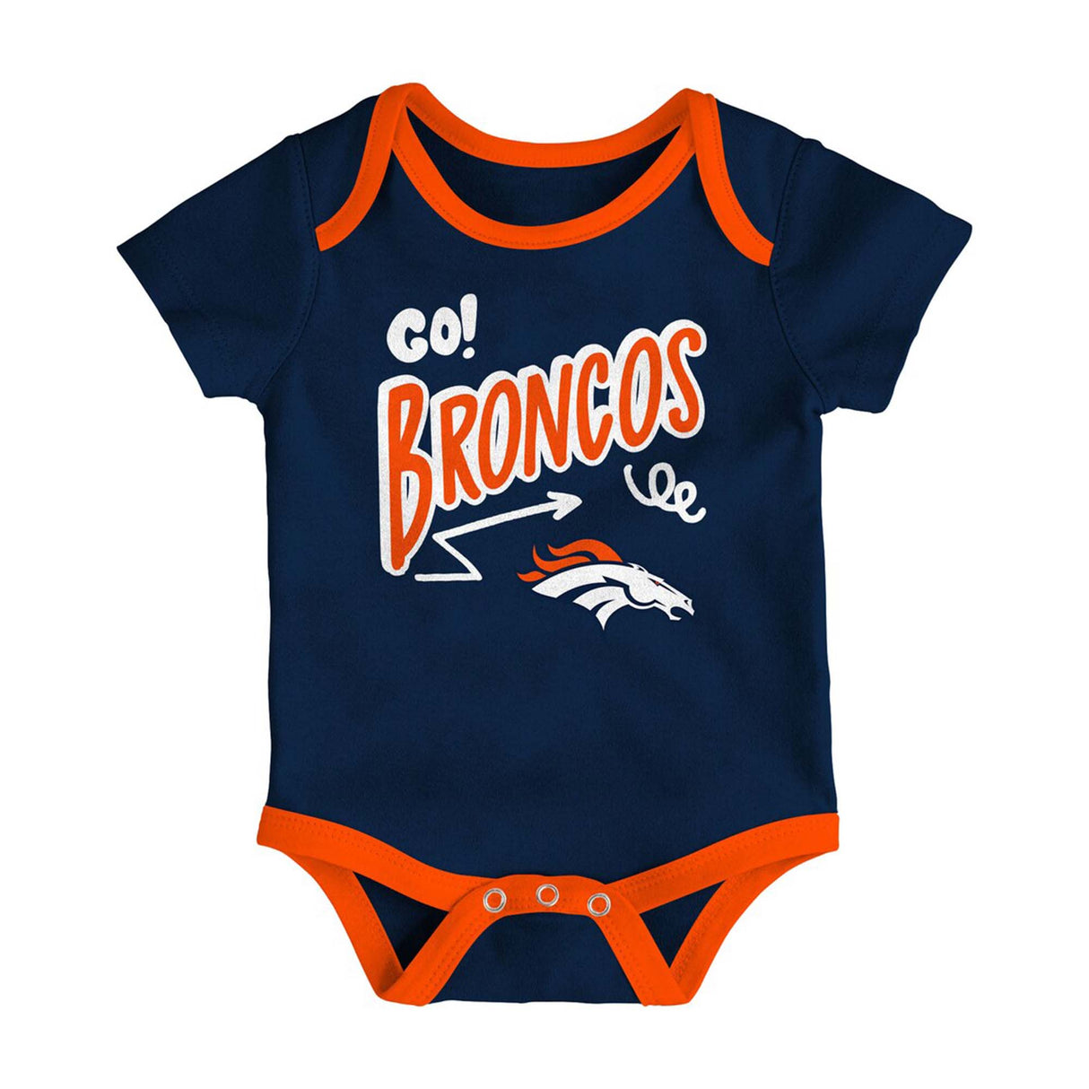 Denver Broncos Infant All Day Play 3 - Piece Bodysuit Set - NFL - 24330110501