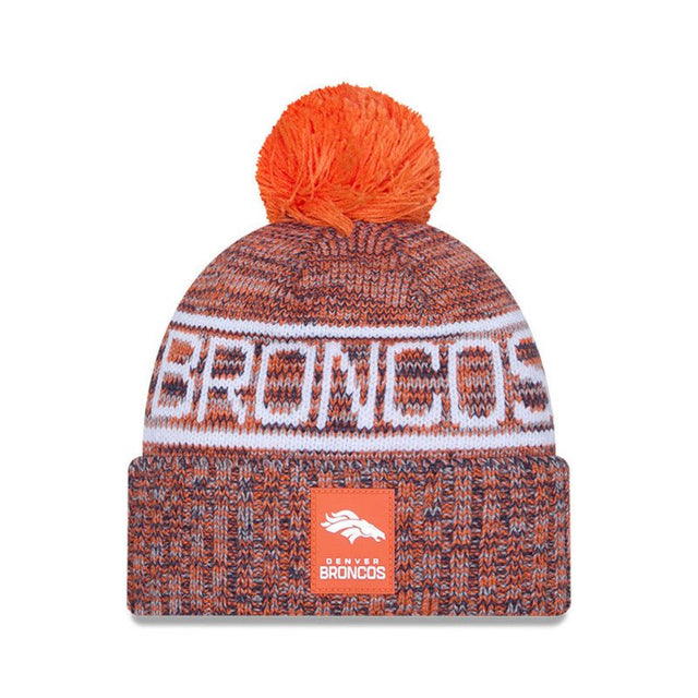 Denver Broncos Knit Pom Beanie - New Era - 