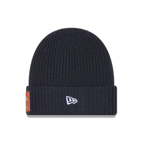Denver Broncos Navy Cuffed Knit Beanie - New Era - 