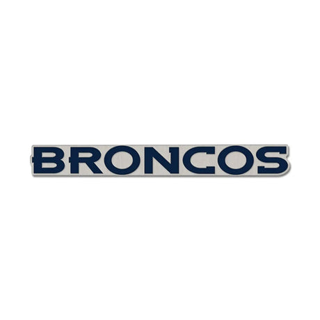 Denver Broncos Wordmark Collector Enamel Pin - Wincraft - 3236011052