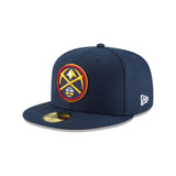 Denver Nuggets Team Navy 59FIFTY Fitted Hat - New Era - 23440122001