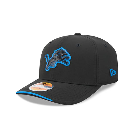 Detroit Lions 2026 NFL Sideline Collection Black 9SEVENTY Stretch-Snap Hat - New Era - 23850511907