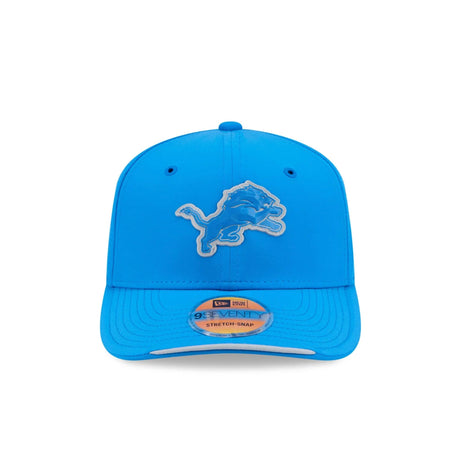 Detroit Lions 2026 Sideline Honolulu Blue 9SEVENTY Stretch-Snap Adjustable Hat - New Era - 23850511901