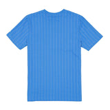 Detroit Lions Blue & Silver Pinstripe New Era Throwback T-Shirt - New Era - 