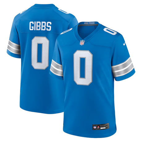 Detroit Lions Jahmyr Gibbs Nike Blue Game Player Jersey - Nike - 