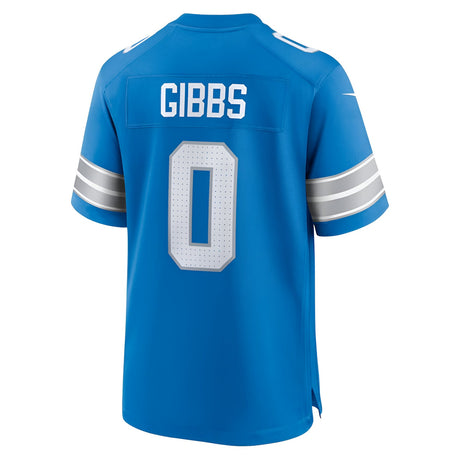 Detroit Lions Jahmyr Gibbs Nike Blue Game Player Jersey - Nike - 