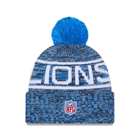 Detroit Lions Knit Pom Beanie - New Era - 