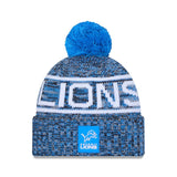 Detroit Lions Knit Pom Beanie - New Era - 