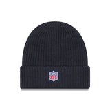 Detroit Lions Navy Cuffed Knit Beanie - New Era - 