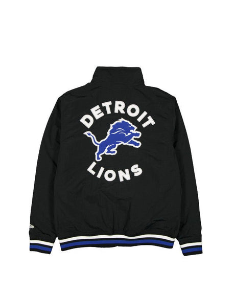 Detroit Lions Throwback Full - Zip Jacket – Black - New Era - 