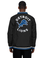Detroit Lions Throwback Full - Zip Jacket – Black - New Era - 
