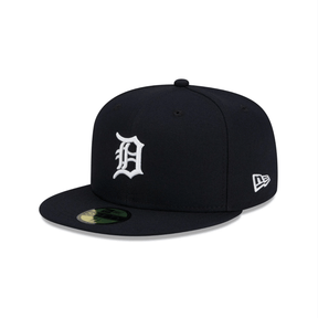 Detroit Tigers Authentic Collection Black and White 59FIFTY Fitted - New Era - 