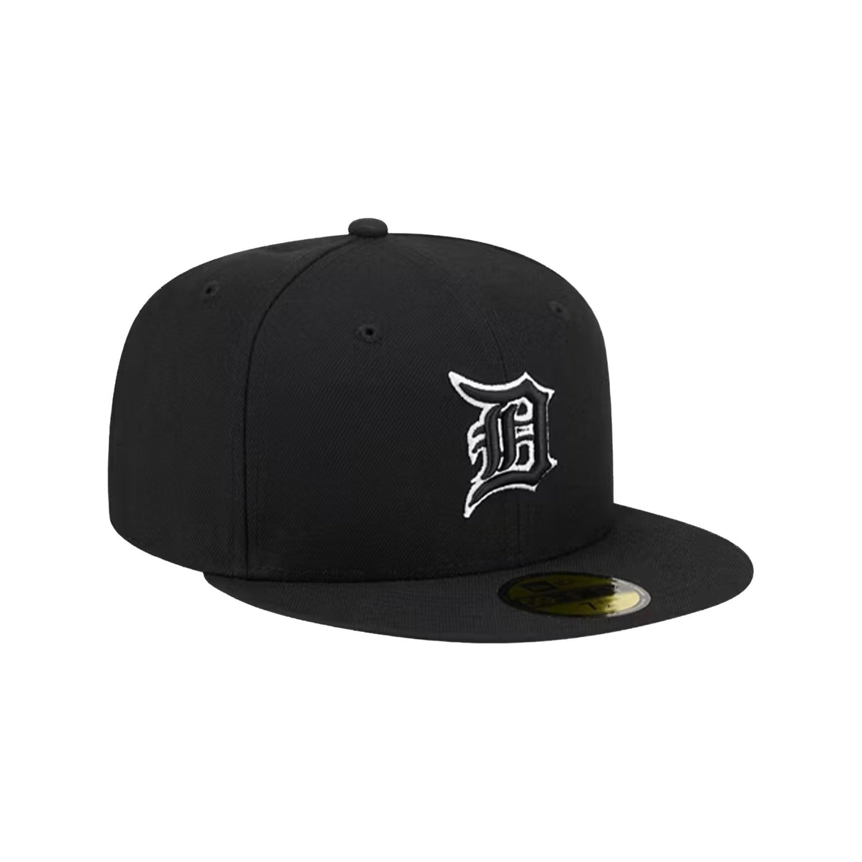 Detroit Tigers Basic Black & White Logo 59FIFTY Fitted Hat - New Era - 23011142701