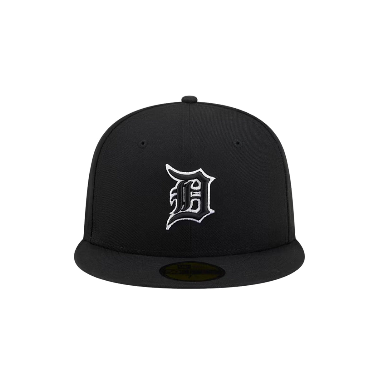 Detroit Tigers Basic Black & White Logo 59FIFTY Fitted Hat - New Era - 23011142701
