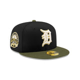 Detroit Tigers Inverse "Field Issue" Black & Olive 59FIFTY Fitted Hat - New Era - 