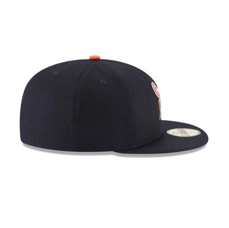 Detroit Tigers Throwback Logo 59FIFTY Fitted - Navy - New Era - 