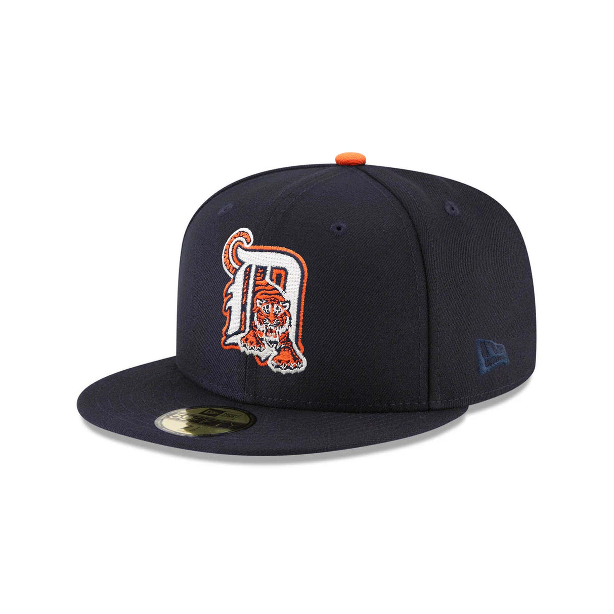 Detroit Tigers Throwback Logo 59FIFTY Fitted - Navy - New Era - 