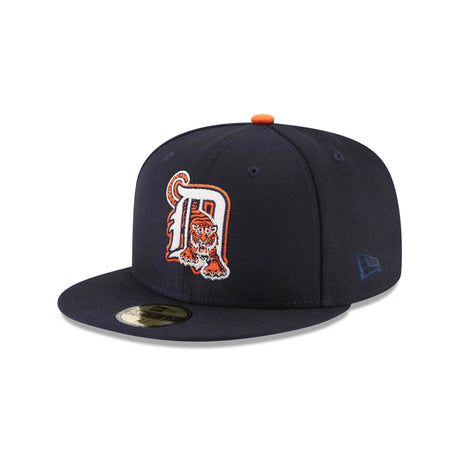 Detroit Tigers Throwback Logo 59FIFTY Fitted - Navy - New Era - 