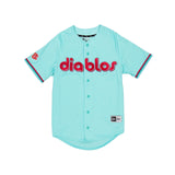Diablos Rojos del México Aqua & Red New Era Alternate Baseball Jersey - New Era - 