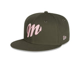 Diablos Rojos del México Olive & Pink New Era 59FIFTY Fitted Hat - New Era - 