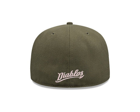 Diablos Rojos del México Olive & Pink New Era 59FIFTY Fitted Hat - New Era - 