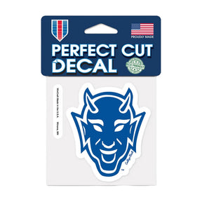 Duke Blue Devils Primary Logo 4x4 Perfect Cut Decal - Wincraft - 3210615