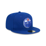 Edmonton Oilers Team Blue 59FIFTY Fitted Hat - New Era - 23500531901