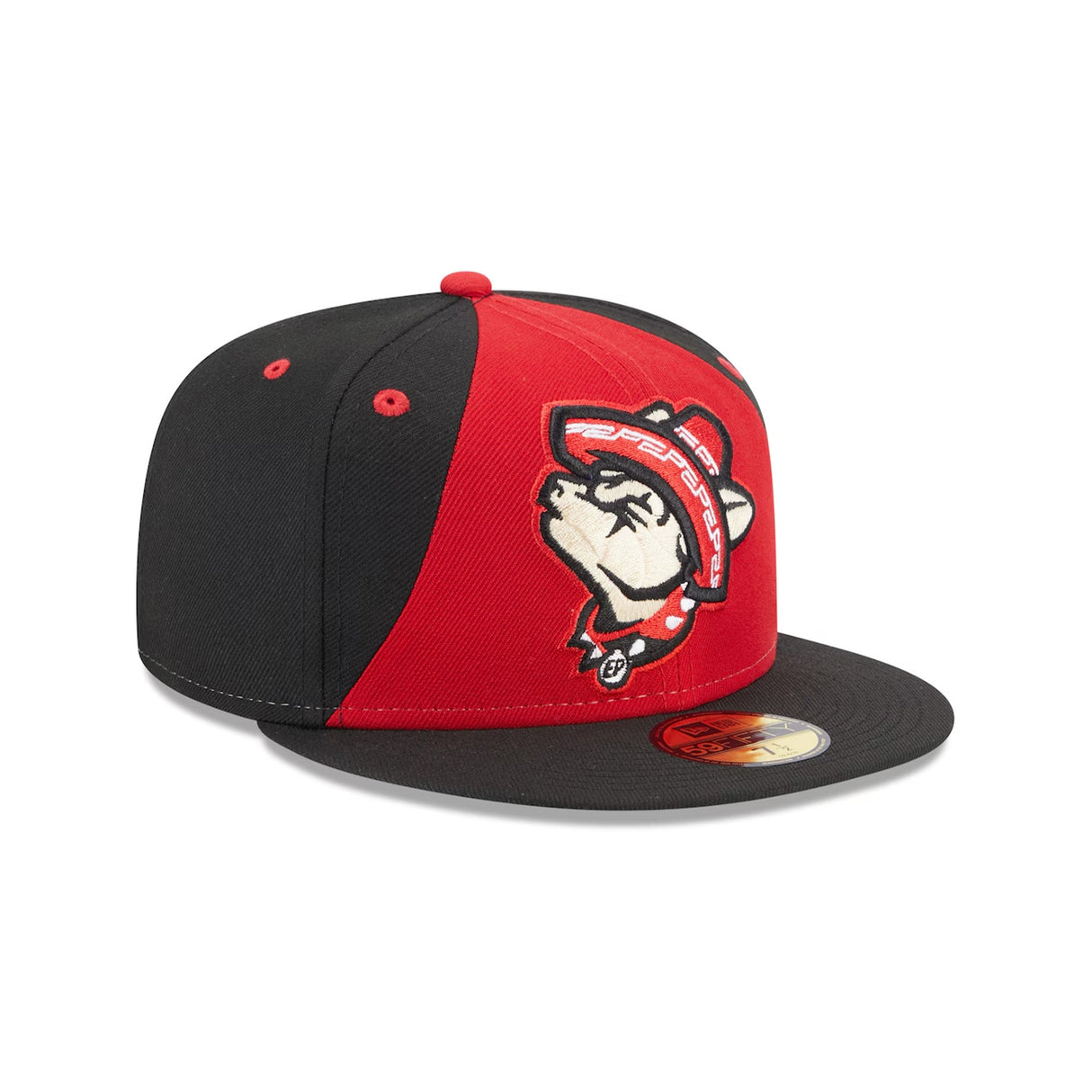 El Paso Chihuahuas Alternate Logo Red 59FIFTY Fitted Hat - New Era - 232605419334