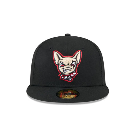 El Paso Chihuahuas Authentic Collection Black 59FIFTY Fitted Hat - New Era - 232602419301