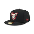 El Paso Chihuahuas Authentic Collection Black 59FIFTY Fitted Hat - New Era - 232602419301