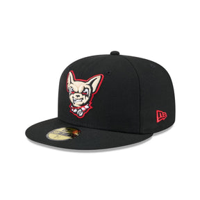 El Paso Chihuahuas Authentic Collection Black 59FIFTY Fitted Hat - New Era - 232602419301