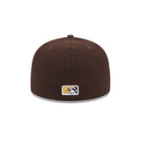 El Paso Chihuahuas Authentic Collection Brown 59FIFTY Fitted Hat - New Era - 232602419345