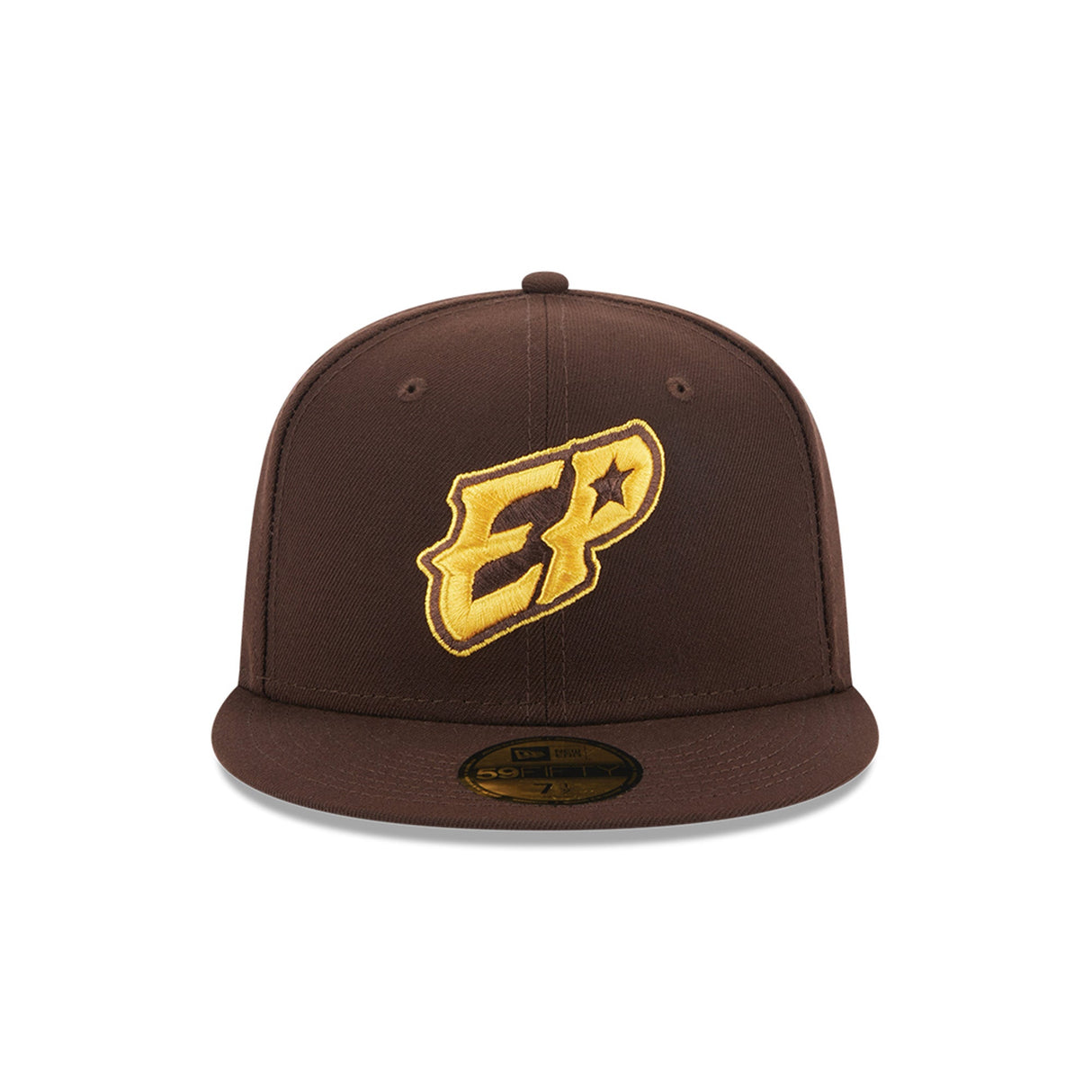 El Paso Chihuahuas Authentic Collection Brown 59FIFTY Fitted Hat - New Era - 232602419345