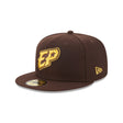 El Paso Chihuahuas Authentic Collection Brown 59FIFTY Fitted Hat - New Era - 232602419345