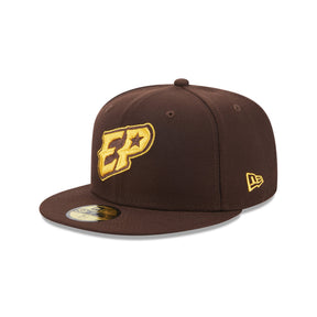 El Paso Chihuahuas Authentic Collection Brown 59FIFTY Fitted Hat - New Era - 232602419345