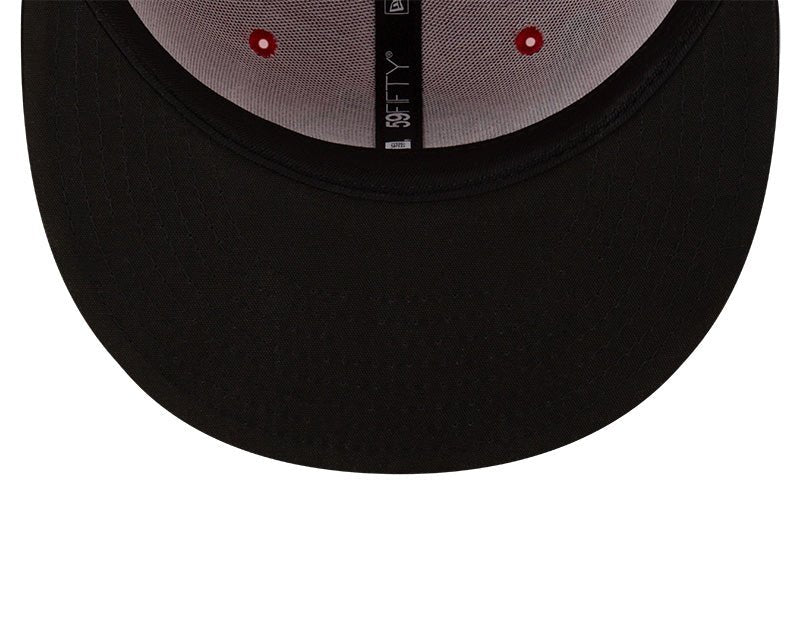 Erie Seawolves Red/Black Theme Night Pepperoni 59FIFTY Fitted Hat - New Era - 