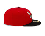 Erie Seawolves Red/Black Theme Night Pepperoni 59FIFTY Fitted Hat - New Era - 