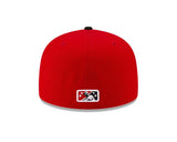 Erie Seawolves Red/Black Theme Night Pepperoni 59FIFTY Fitted Hat - New Era - 