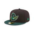 Eugene Emeralds Authentic Collection 59FIFTY Fitted Hat - Black - New Era - 