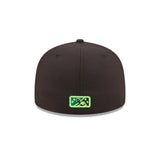 Eugene Emeralds Authentic Collection 59FIFTY Fitted Hat - Black - New Era - 