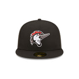Fayetteville Woodpeckers Authentic Collection On-Field Black 59FIFTY Fitted Hat - New Era - 232602403401